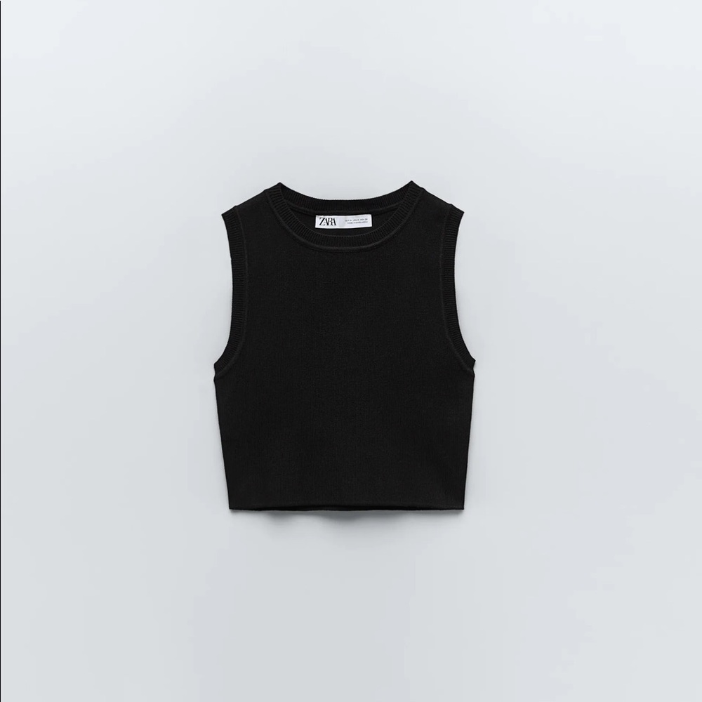 NWT Zara Knit Crop Top